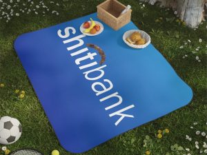Shitibank Picnic Blanket