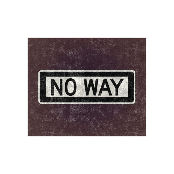 No Way Crushed Velvet Blanket