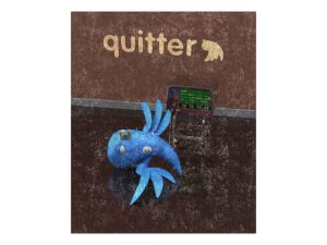 Quitter Crushed Velvet Blanket