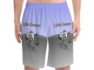 Little Geezers Men's All Over Printed Beach Shorts