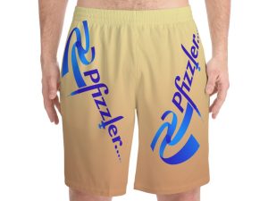 Pfizzler Men's All Over Printed Beach Shorts