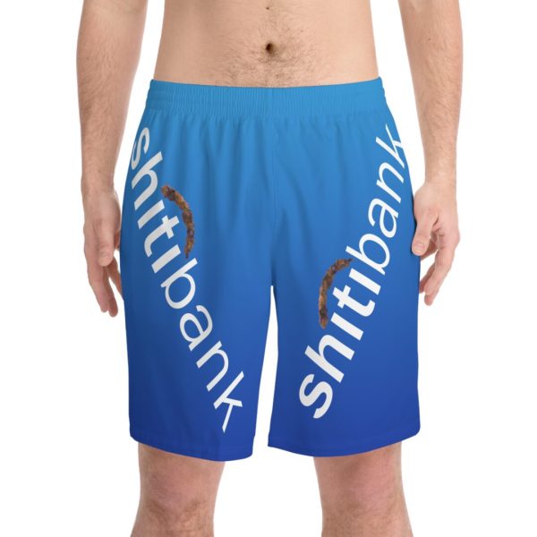 Shitibank Men's All Over Printed Beach Shorts
