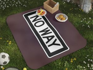 No Way Picnic Blanket