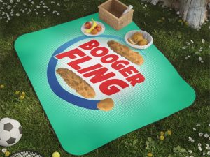 Booger Fling Picnic Blanket