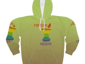Rotten Apple Unisex Pullover Hoodie (AOP)