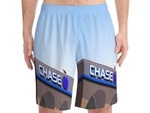 Chase Men's All Over Printed Beach Shorts