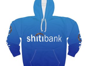 Shitibank Unisex Pullover Hoodie (AOP)