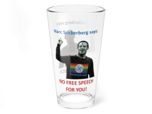 Narc Suckerberg Mixing Glass, 16oz