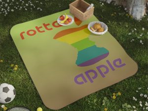Rotten Apple Picnic Blanket