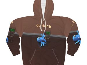 Quitter Unisex Pullover Hoodie (AOP)