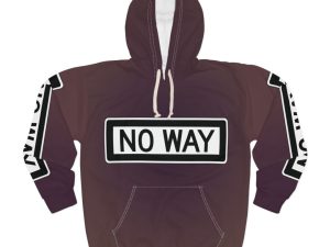 No Way Unisex Pullover Hoodie (AOP)