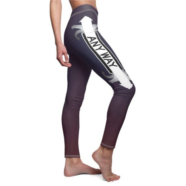 any way women's cut & sew casual leggings