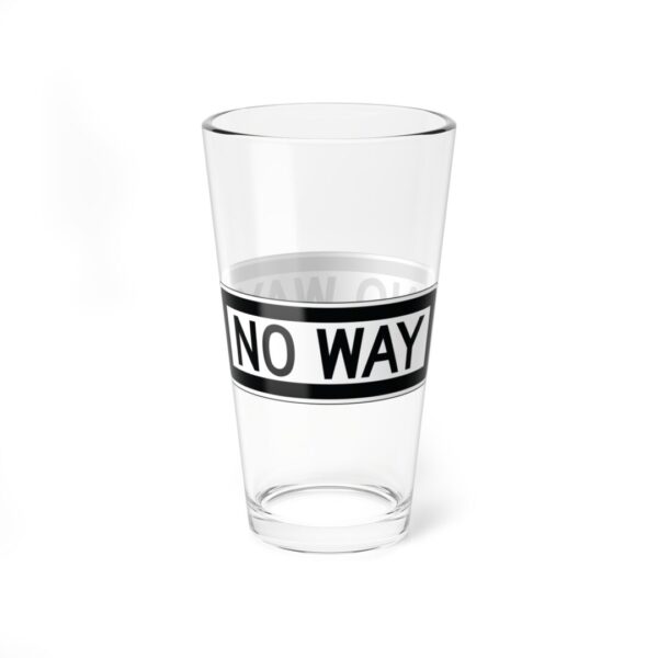no way mixing glass