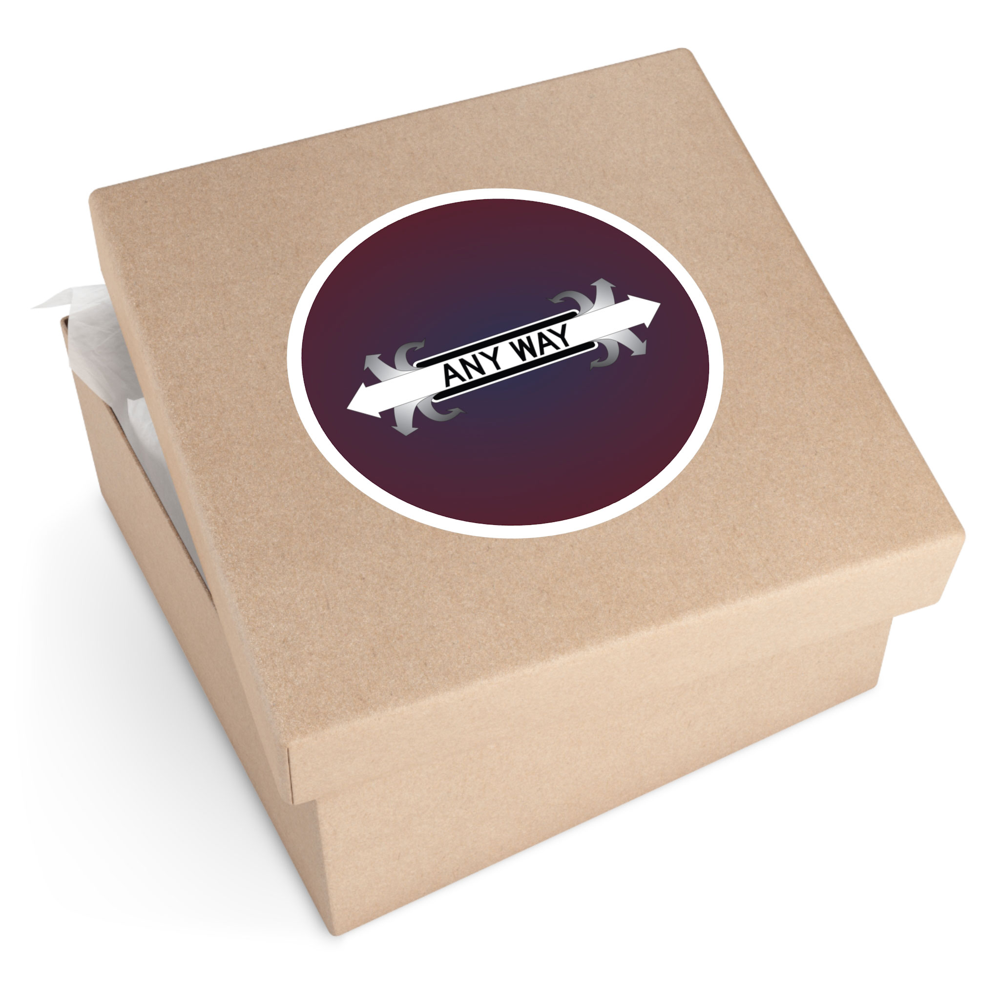 - Any Way Round Stickers, IndoorOutdoor - 2 - Davidnoll.earth https://davidnoll.earth/wp-content/uploads/2025/01/any-way-round-sticker-6x6-context1.jpg