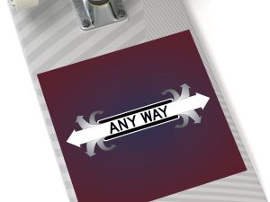Any Way Square Stickers, IndoorOutdoor