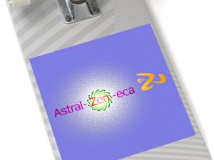 Astral-Zen-eca Square Stickers, IndoorOutdoor