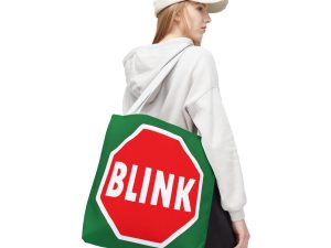 Blink All Over Printed Tote Bag