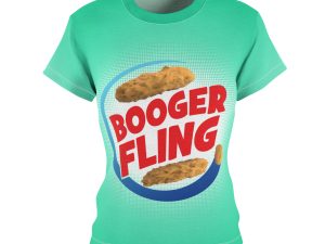 Booger Fling Women's All Over Printed T Shirt
