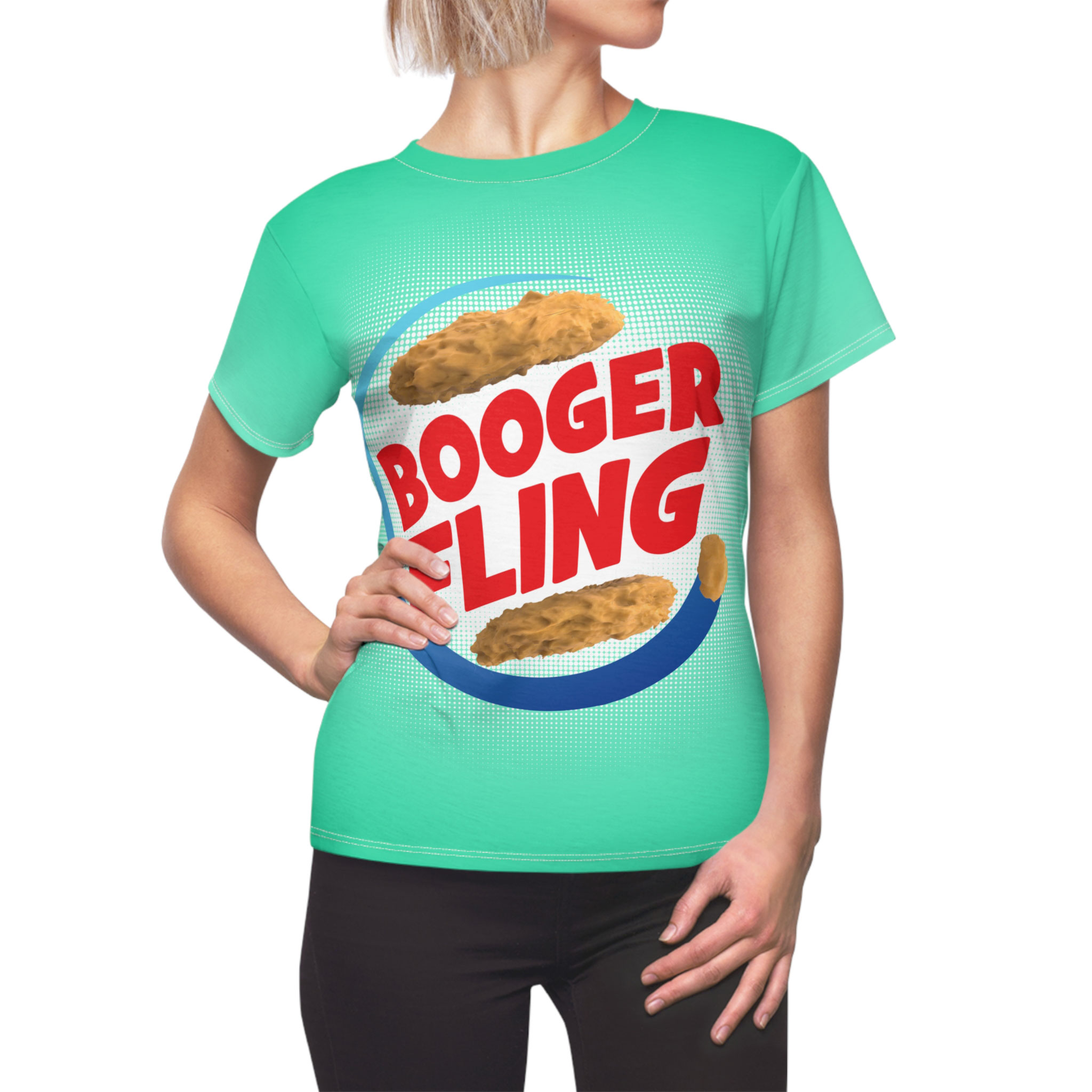 - Booger Fling Women's All Over Printed T Shirt - 4 - Davidnoll.earth https://davidnoll.earth/wp-content/uploads/2025/01/booger-fling-all-over-womens-tshirt-front.jpg