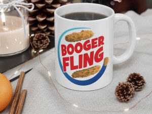 Booger Fling Ceramic Mug, (11oz, 15oz)
