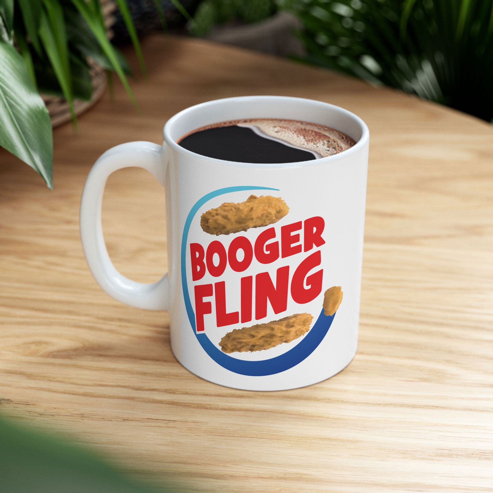 - Booger Fling Ceramic Mug, (11oz, 15oz) - 6 - Davidnoll.earth https://davidnoll.earth/wp-content/uploads/2025/01/booger-fling-white-mug-context-11oz.jpg