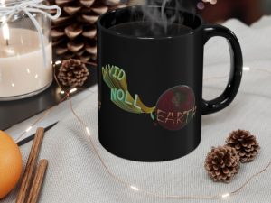 David Noll dot Earth Black Mug (11oz, 15oz)
