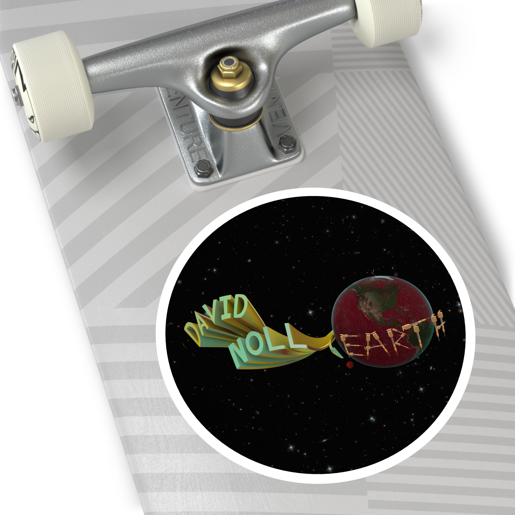 - David Noll dot Earth Round Stickers, IndoorOutdoor - 1 - Davidnoll.earth https://davidnoll.earth/wp-content/uploads/2025/01/david-noll-earth-round-sticker-6x6-context1.jpg