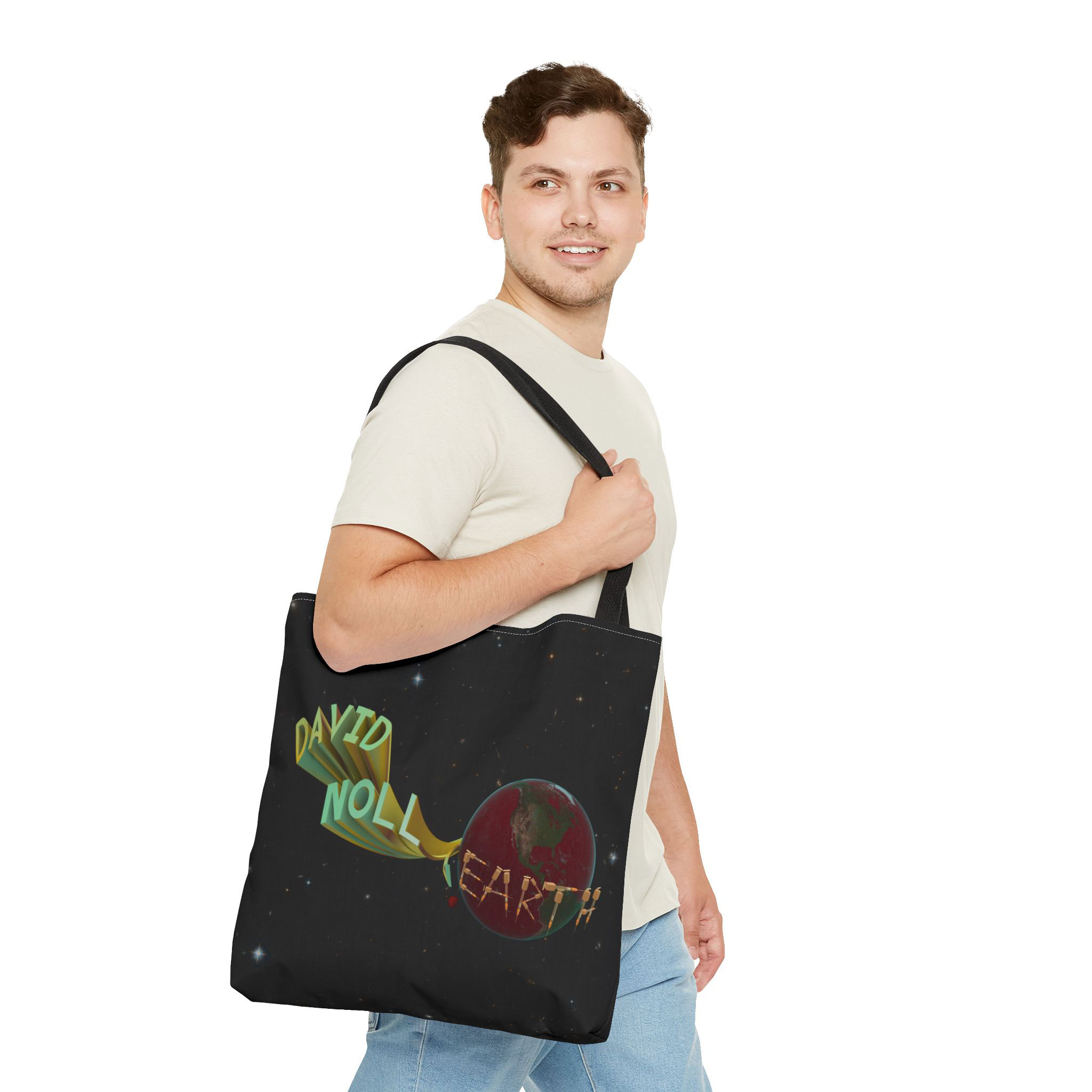 - David Noll dot Earth All Over Printed Tote Bag - 2 - Davidnoll.earth https://davidnoll.earth/wp-content/uploads/2025/01/david-noll-earth-tote-bag-red-handle-18x18-person3.jpg