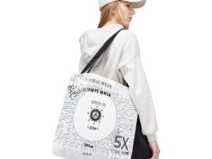 The Hole on an N95 Mask is 5X Too Big!!! All Over Printed Tote Bag