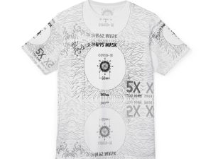The Hole on an N95 Mask is 5X Too Big!!! Men's All Over Printed T Shirt