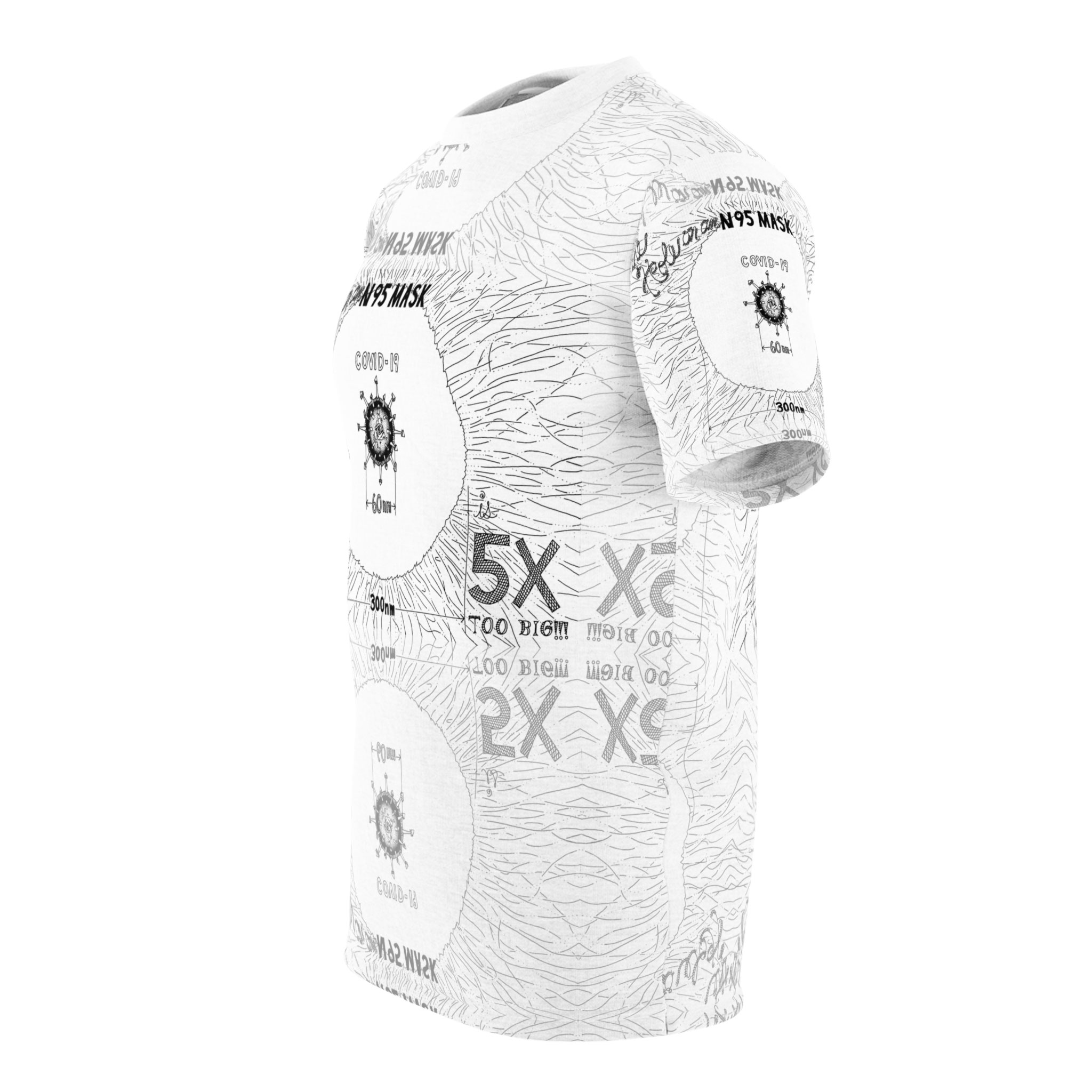 - The Hole on an N95 Mask is 5X Too Big!!! Men's All Over Printed T Shirt - 5 - Davidnoll.earth https://davidnoll.earth/wp-content/uploads/2025/01/hole-on-mask-5x-all-over-mens-tshirt-front.jpg