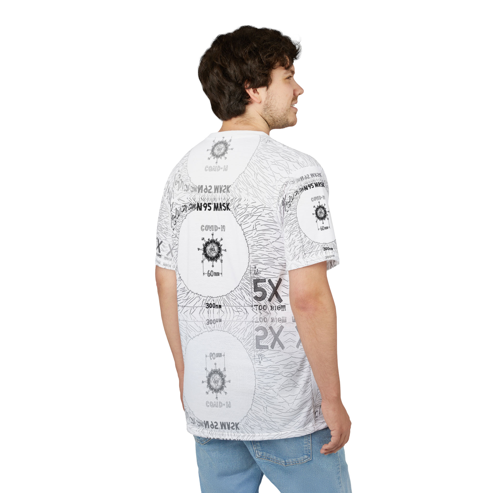 - The Hole on an N95 Mask is 5X Too Big!!! Men's All Over Printed T Shirt - 8 - Davidnoll.earth https://davidnoll.earth/wp-content/uploads/2025/01/hole-on-mask-5x-all-over-mens-tshirt-front.jpg