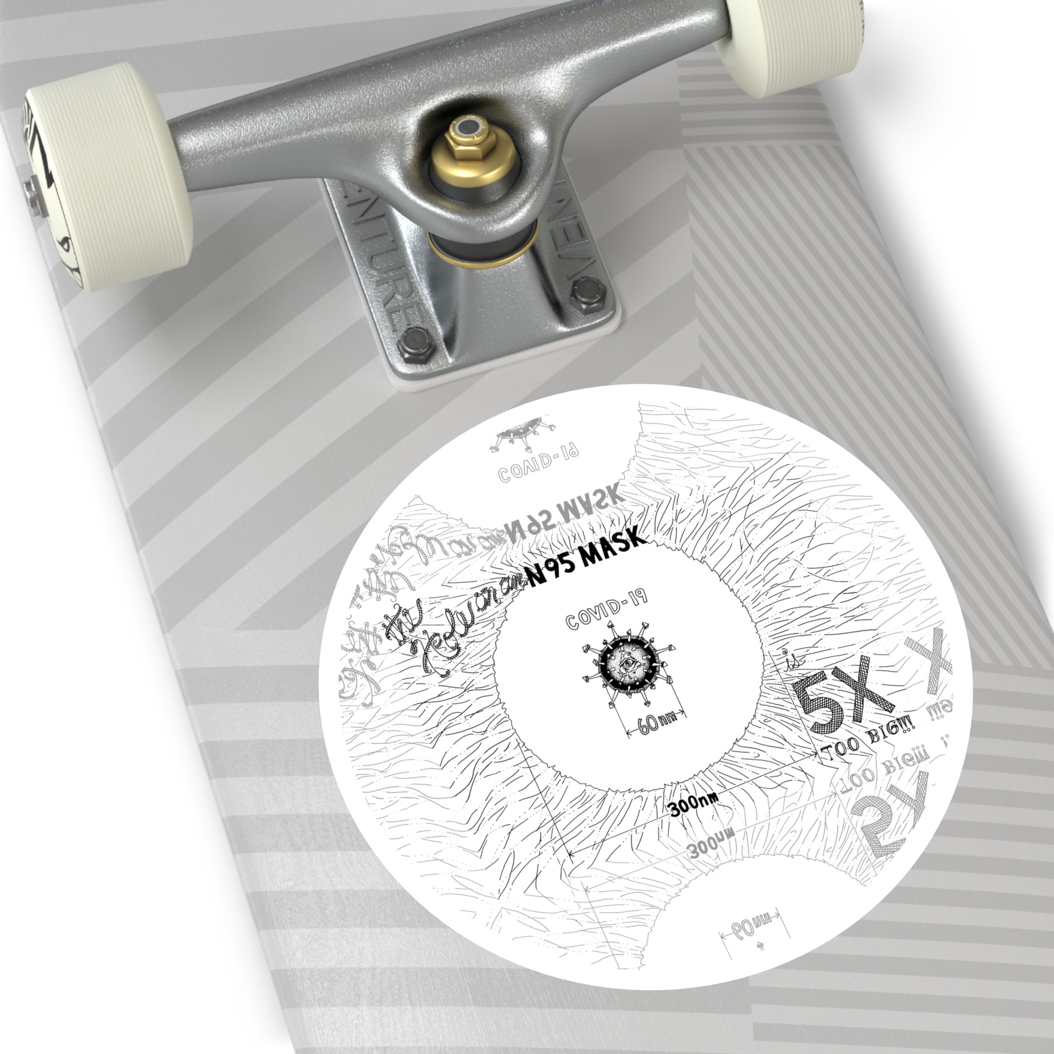 - The Hole on an N95 Mask is 5X Too Big!!! Round Stickers, IndoorOutdoor - 1 - Davidnoll.earth https://davidnoll.earth/wp-content/uploads/2025/01/hole-on-mask-5x-round-sticker-6x6-context1.jpg