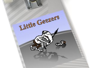 Little Geezers Square Stickers, IndoorOutdoor