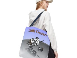 Little Geezers All Over Printed Tote Bag