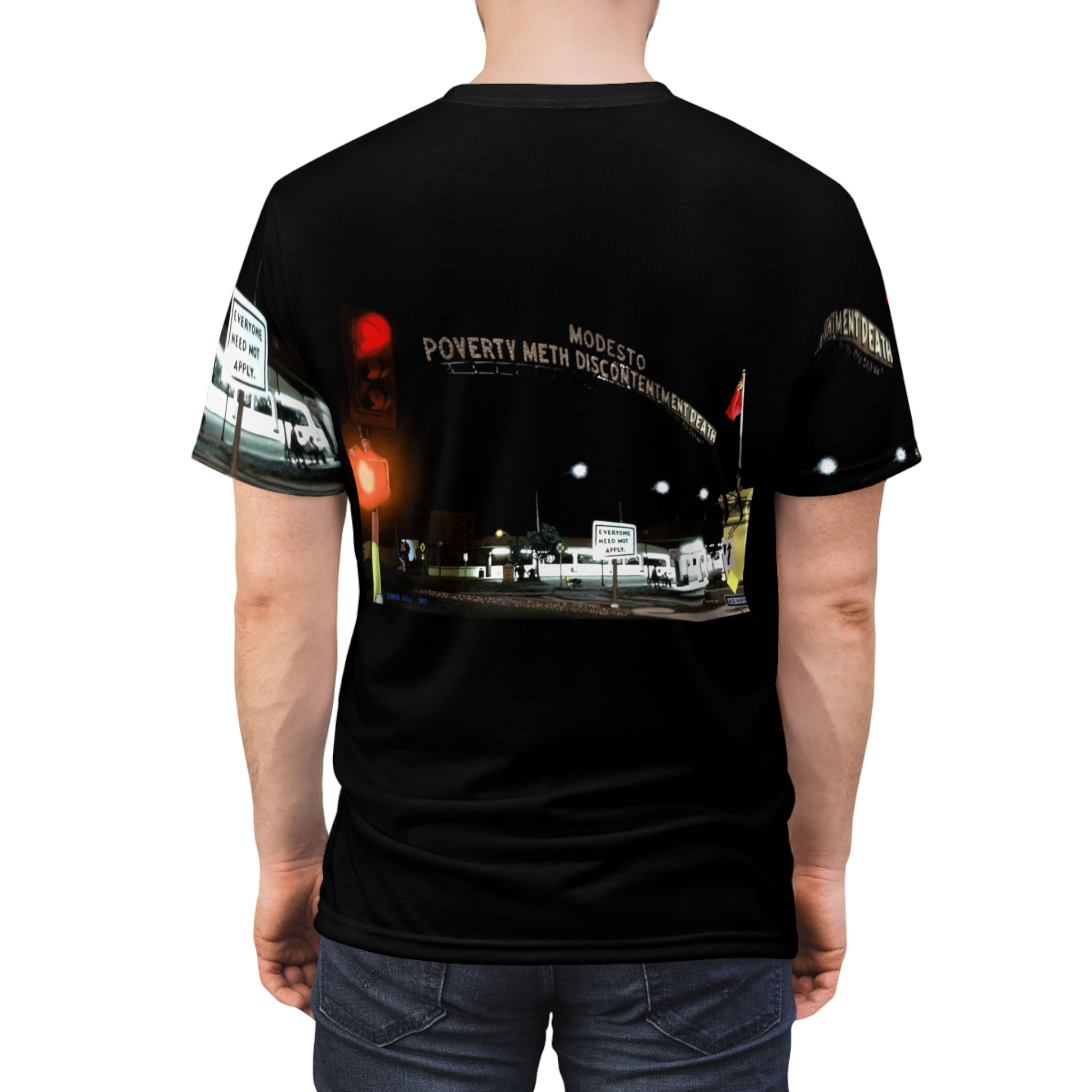 - Modesto: Poverty, Meth, Discontentment, Death Men's All Over Printed T Shirt - 4 - Davidnoll.earth https://davidnoll.earth/wp-content/uploads/2025/01/modesto-all-over-mens-tshirt-front.jpg