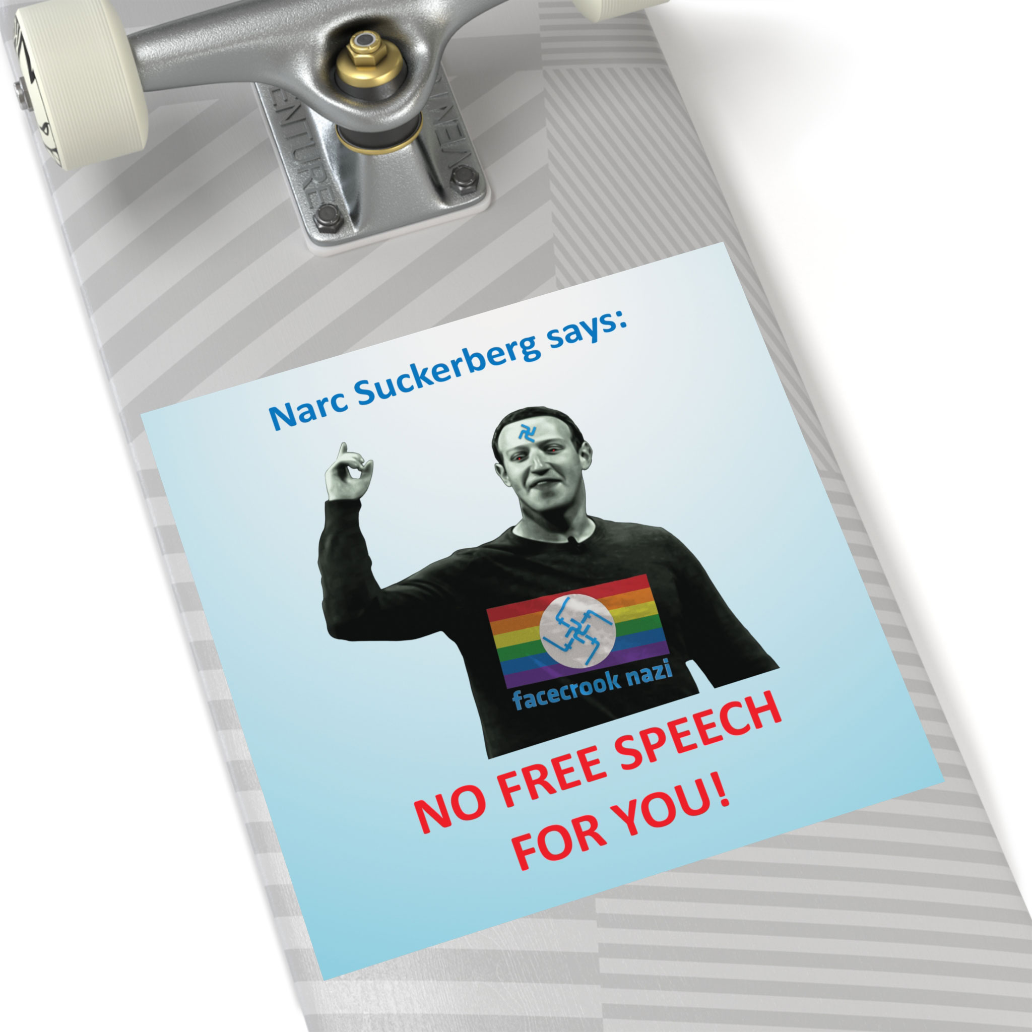 - Narc Suckerberg Square Stickers, IndoorOutdoor - 1 - Davidnoll.earth https://davidnoll.earth/wp-content/uploads/2025/01/narc-suckerberg-sticker-6x6-context2.jpg