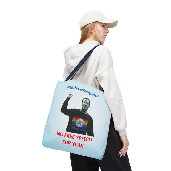Narc Suckerberg All Over Printed Tote Bag