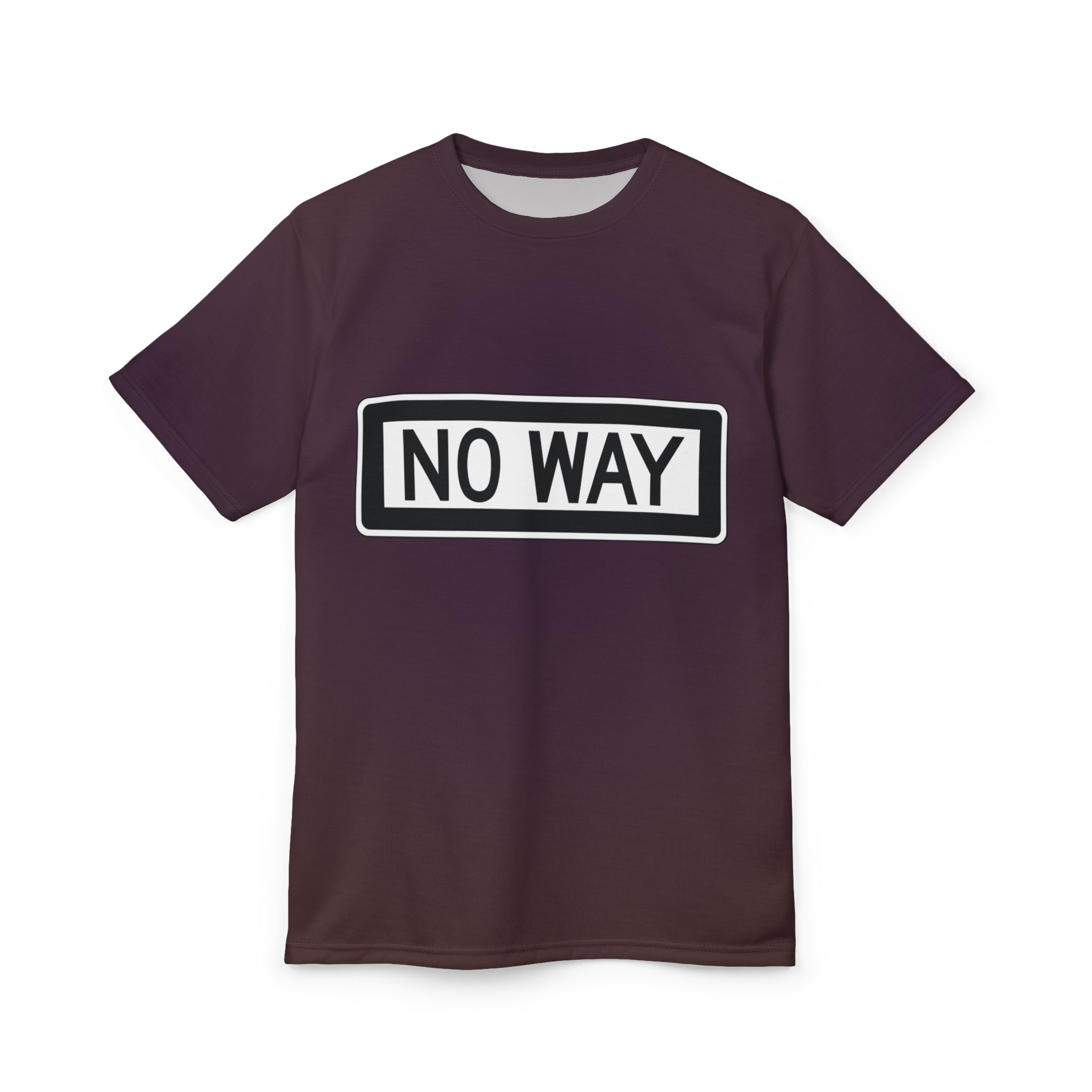 - No Way Men's All Over Printed T Shirt - 1 - Davidnoll.earth https://davidnoll.earth/wp-content/uploads/2025/01/no-way-all-over-mens-tshirt-front.jpg