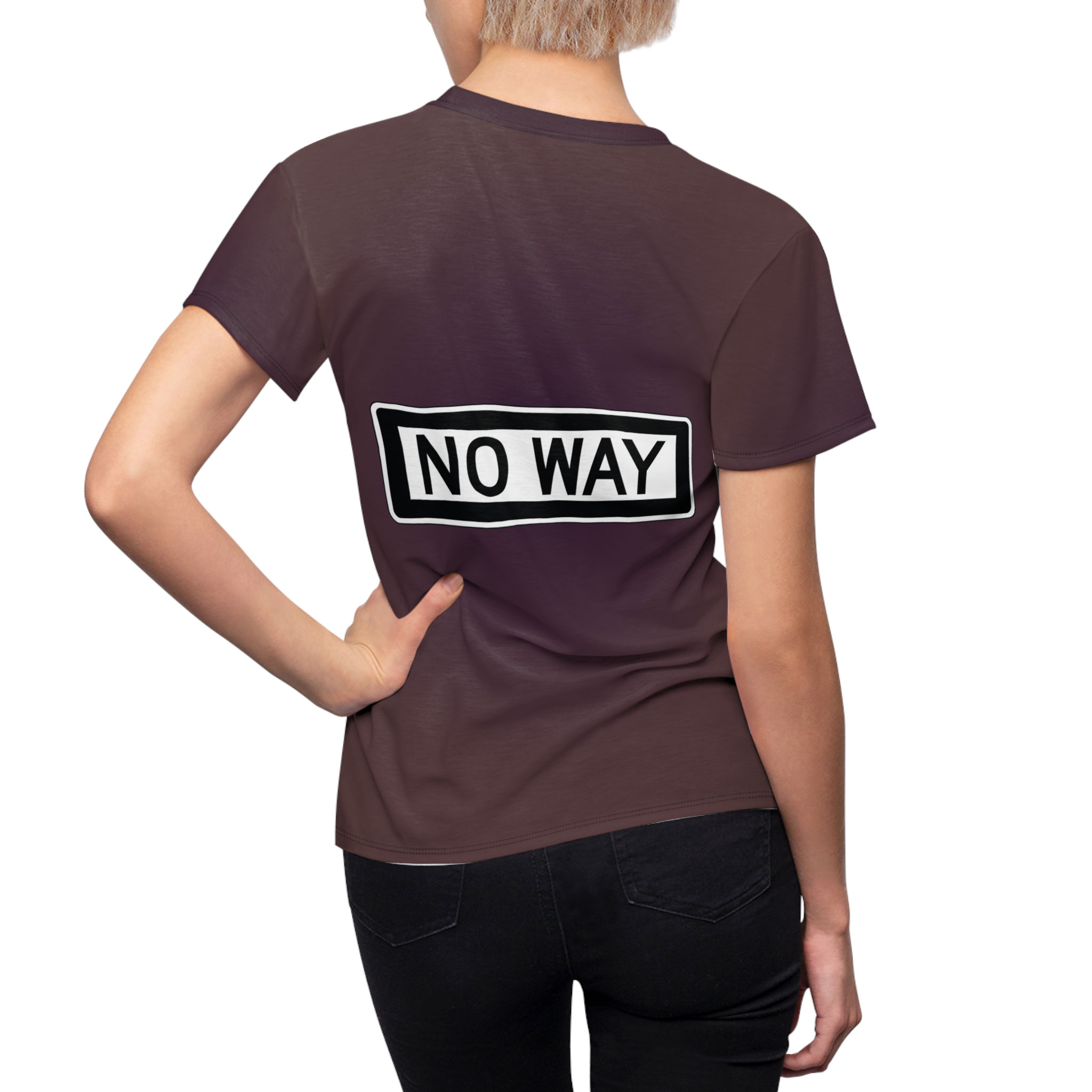 - No Way Women's All Over Printed T Shirt - 5 - Davidnoll.earth https://davidnoll.earth/wp-content/uploads/2025/01/no-way-all-over-womens-tshirt-front.jpg