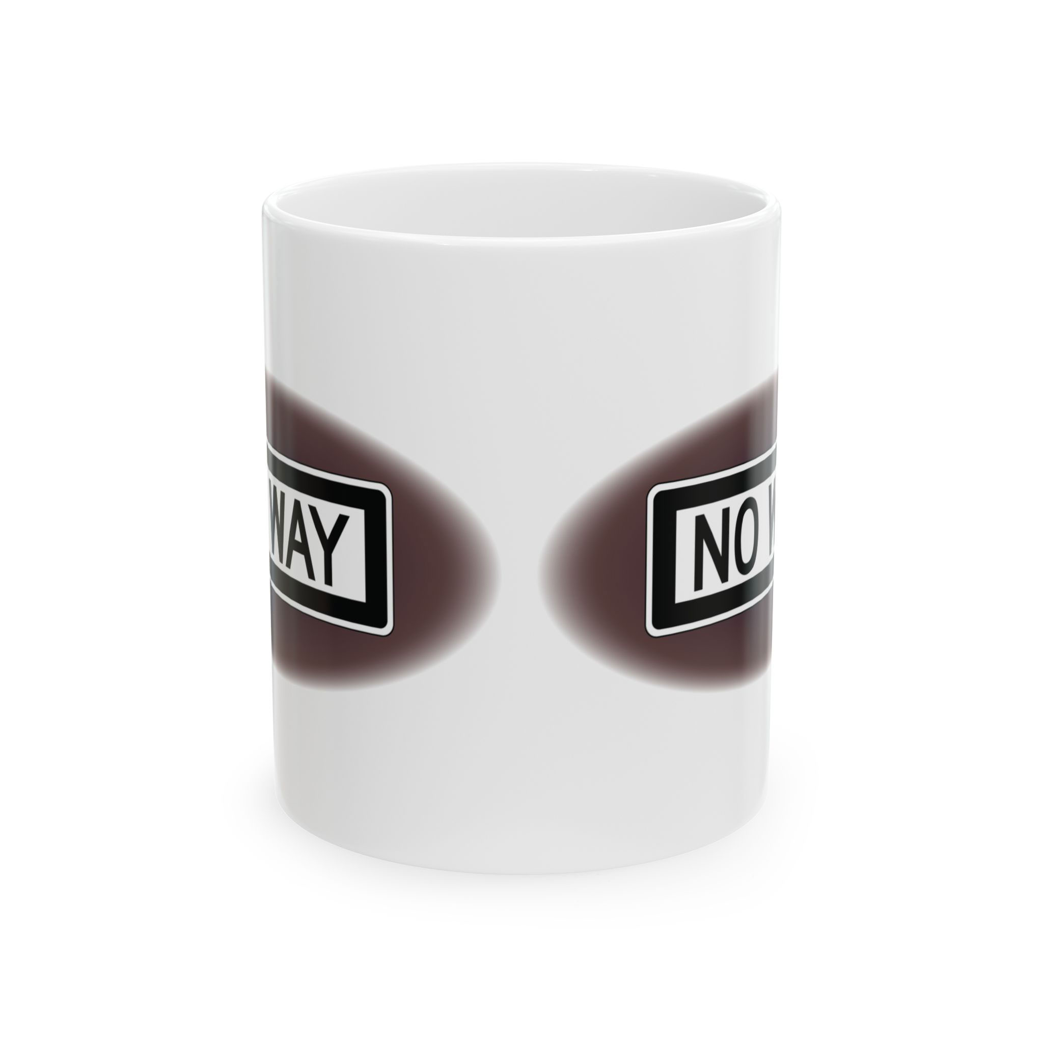 - No Way Ceramic Mug, (11oz, 15oz) - 5 - Davidnoll.earth https://davidnoll.earth/wp-content/uploads/2025/01/no-way-white-mug-context-11oz.jpg