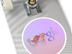 Oogle Round Stickers, IndoorOutdoor