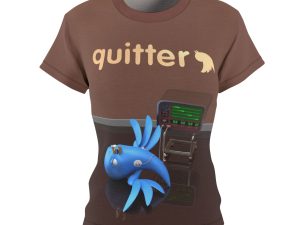 Quitter Women's All Over Printed T Shirt