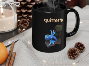 Quitter Black Mug (11oz, 15oz)