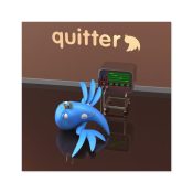 - Quitter Square Stickers, IndoorOutdoor - 6 - Davidnoll.earth https://davidnoll.earth/wp-content/uploads/2025/01/quitter-sticker-6x6-context2.jpg
