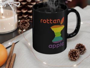 Rotten Apple Black Mug (11oz, 15oz)