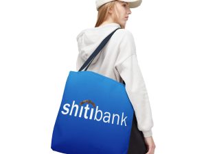 Shitibank All Over Printed Tote Bag