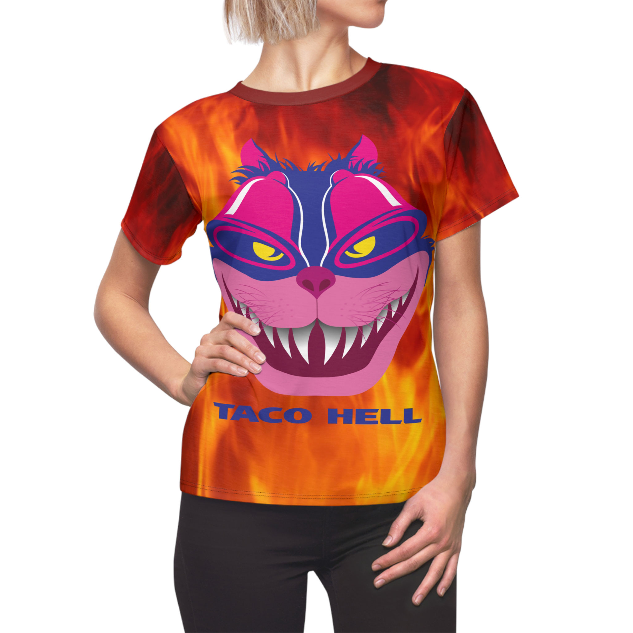 - Taco Hell Women's All Over Printed T Shirt - 4 - Davidnoll.earth https://davidnoll.earth/wp-content/uploads/2025/01/taco-hell-all-over-womens-tshirt-front.jpg