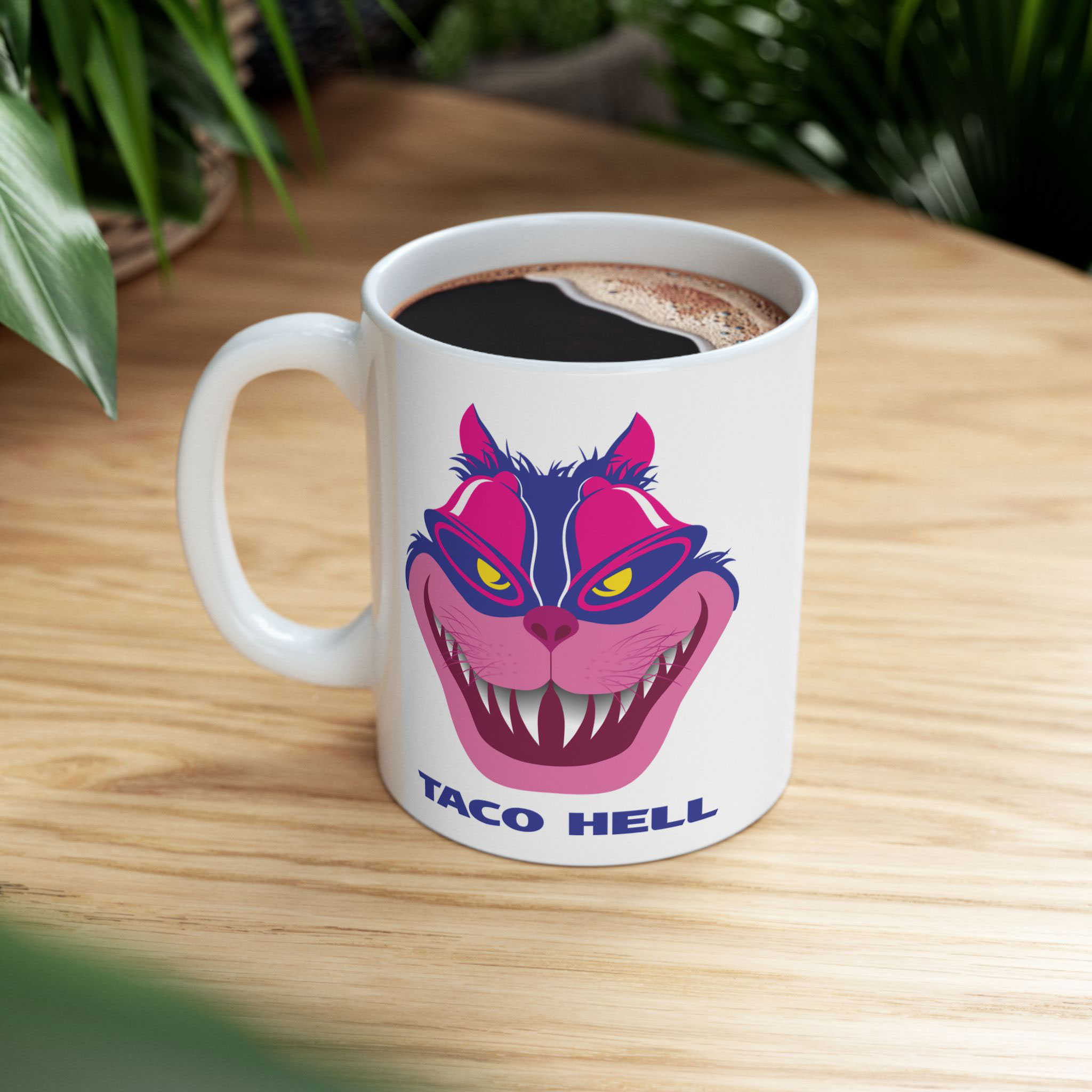 - Taco Hell Ceramic Mug, (11oz, 15oz) - 6 - Davidnoll.earth https://davidnoll.earth/wp-content/uploads/2025/01/taco-hell-white-mug-context-11oz.jpg