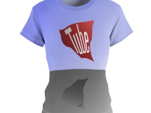 YouTube Women's All Over Printed T Shirt